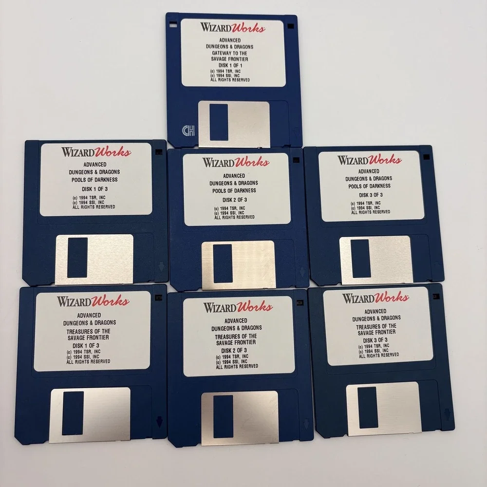 Dark PC Game WizardWorks‎ AD&D Collectors Edition Vol 3 Big Box 3.5 Floppy RPG